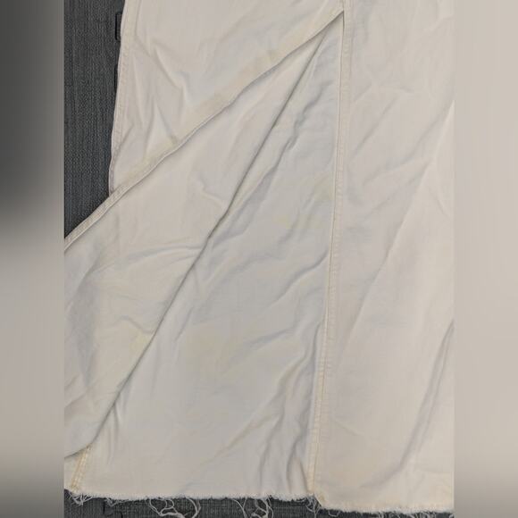 Rtr DL1961 Asra Low Rise Denim Maxi Skirt sz30 (10) High Front Slit Hem Solid - Picture 13 of 15